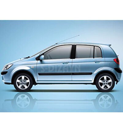 S-Dizayn Hyundai Getz Krom Cam Çıtası 6 Prç 2002-2011 6202060