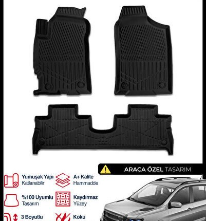 S-Dizayn SWM G03 F 3D Pro Havuzlu Paspas 2024 Üzeri A+ Kalite 3DS-SDZ229