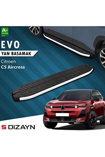 1_org_zoom-8713.jpg S-Dizayn Citroen E-C5 Aircross Elektrikli Evo Aluminyum Yan Basamak 193 Cm 2024 Üzeri A+ Kalite CI-E - Görsel 1
