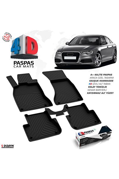 1_org_zoom-8723.jpg S-Dizayn Audi A6 4D Havuzlu Paspas 2011-2018 A+Kalite 4DS-86698 - Görsel 1