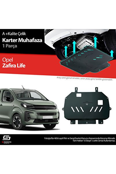 1_org_zoom-8795.jpg S-Dizayn Opel Zafira Life 2.0 Çelik Karter Muhafaza Koruma 2020 Üzeri A+ Kalite OP-ZFL-CKM - Görsel 1