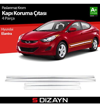 S-Dizayn Hyundai Elantra Kapı Koruma Çıtası Krom 2011-2016 6217400