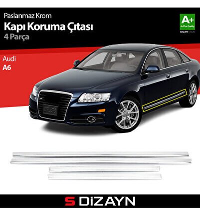S-Dizayn Audi A6 Kapı Koruma Çıtası Krom 2012-2018 5106400