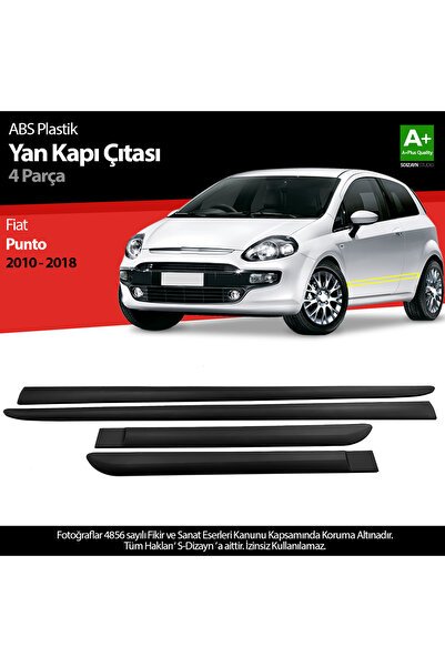 1_org_zoom-8893.jpg S-Dizayn Fiat Punto ABS Plastik Yan Kapı Koruma Çıtası 2010-2018 A+ Kalite PLY-5807 - Görsel 1