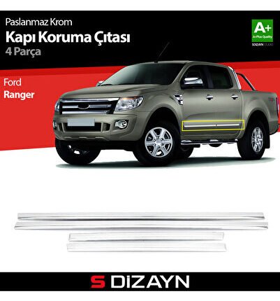 S-Dizayn Ford Ranger Kapı Koruma Çıtası Krom 2011 Üzeri 5926400