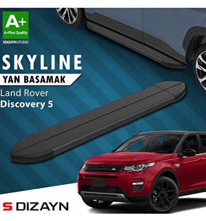 Land Rover Discovery 5 Skyline Siyah Yan Basamak 193 Cm 2017 Üzeri A+ Kalite LA-DC5-YBS-SKY-SA-193