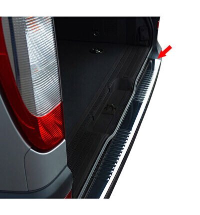 S-Dizayn Mercedes Vito Krom Arka Tampon Eşiği 2004-2014 6512020