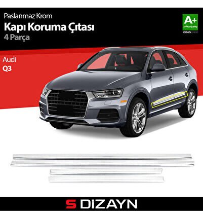 S-Dizayn Audi Q3 Kapı Koruma Çıtası Krom 2012-2018 5107400