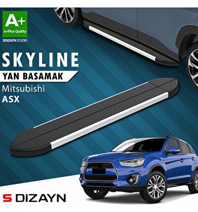 Mitsubishi ASX Skyline Aluminyum Yan Basamak 183 Cm 2010 Üzeri A+ Kalite MT-AX1-YBS-SKY-AL-183