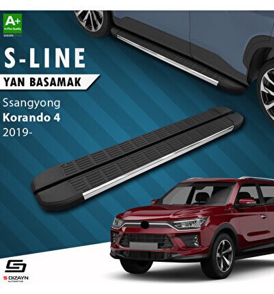 Ssangyong Korando S-Line Krom Yan Basamak 183 Cm 2019 Üzeri A+ Kalite SS-KO1-YBS-SL-KA-183