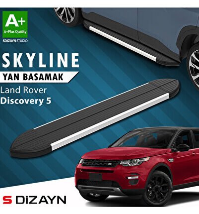 Land Rover Discovery 5 Skyline Aluminyum Yan Basamak 193 Cm 2017 Üzeri A+ Kalite LA-DC5-YBS-SKY-AL-1