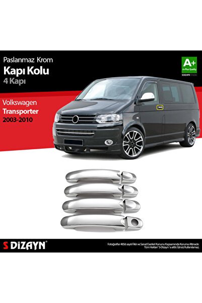1_org_zoom-9128.jpg S-Dizayn VW T5 Transporter Krom Kapı Kolu 4 Kapı 2003-2010 7626120 - Görsel 1