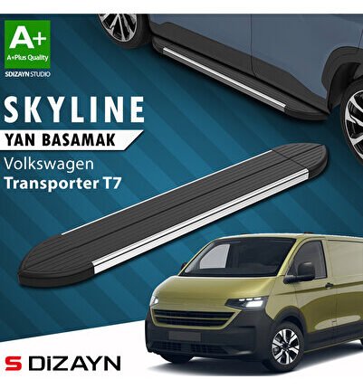 VW Transporter T7 Skyline Krom Yan Basamak 223 Cm 2024 Üzeri A+ Kalite VW-TT7-YBS-SKY-KA-223