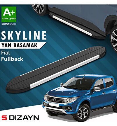 Fiat Fullback Skyline Aluminyum Yan Basamak 193 Cm 2016-2019 A+ Kalite FI-FB1-YBS-SKY-AL-193