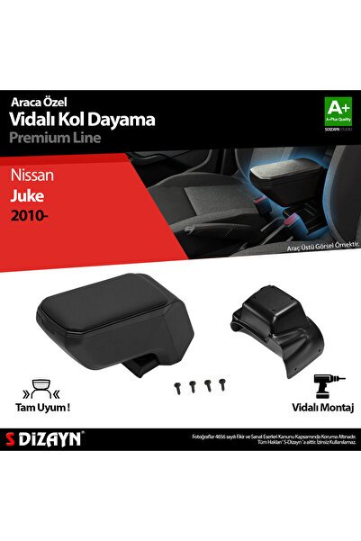 1_org_zoom-9148.jpg S-Dizayn Nissan Juke ABS Vidalı Kol Dayama Kolçak Siyah 2010 Üzeri A+Kalite KLC-VD-SY-6605 - Görsel 1