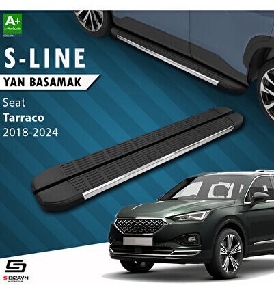 Seat Tarraco S-Line Krom Yan Basamak 193 Cm 2018-2024 A+ Kalite SE-TR1-YBS-SL-KA-193
