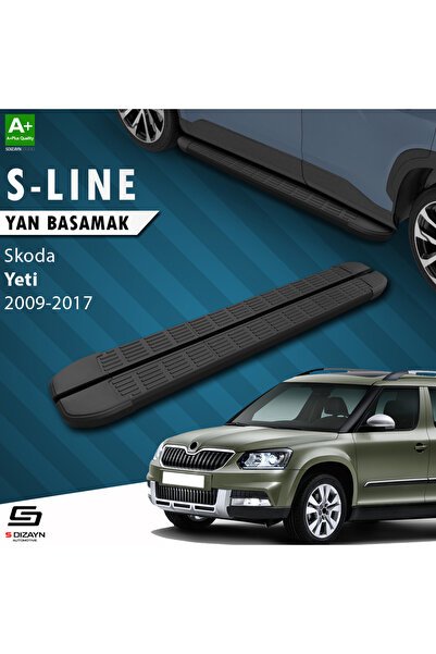 1_org_zoom-9238.jpg Skoda Yeti S-Line Siyah Yan Basamak 173 Cm 2009-2017 A+ Kalite SK-YT1-YBS-SL-SA-173 - Görsel 1