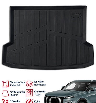 S-Dizayn Jaecoo J7 4x4 3D Pro Bagaj Havuzu 2024 Üzeri A+ Kalite