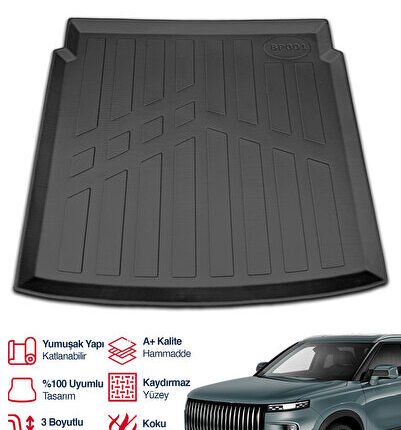 S-Dizayn Jaecoo J7 4x2 3D Pro Bagaj Havuzu 2024 Üzeri A+ Kalite