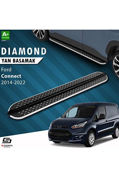 1_org_zoom-9412.jpg S-Dizayn Ford Connect 2 Diamond Krom Yan Basamak 183 Cm 2014-2023 A+ Kalite FO-CO2-YBS-DKR-183 - Görsel 1