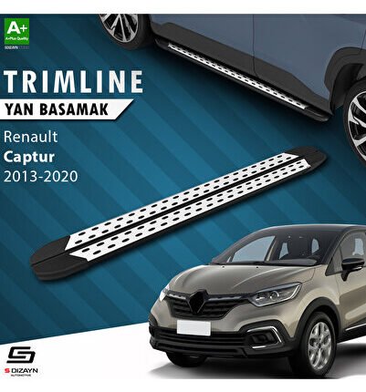 S-dizayn Renault Captur Trimline Gri Yan Basamak 179 Cm 2013-2020 A Kalite Re-cp1-ybs-tr-gr-179