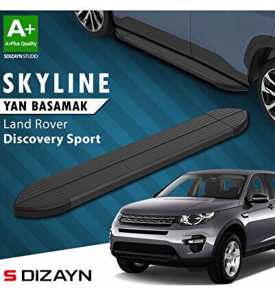 Land Rover Discovery Sport Skyline Siyah Yan Basamak 183 Cm 2014-2019 A+ Kalite LA-DS1-YBS-SKY-SA-18