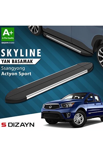 1_org_zoom-9516.jpg Ssangyong Actyon Sports Skyline Krom Yan Basamak 203 Cm 2007-2018 A+ Kalite SS-AS1-YBS-SKY-KA-203 - Görsel 1