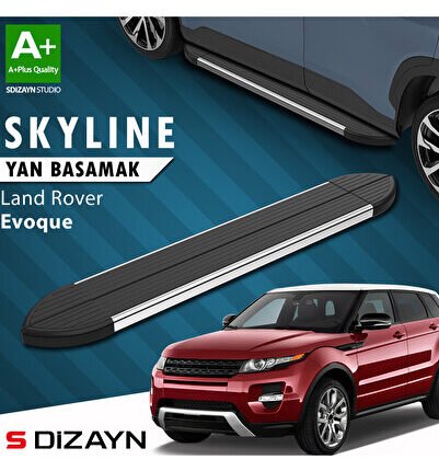 Land Rover Range Rover Evoque Skyline Krom Yan Basamak 173 Cm 2012-2017 A+ Kalite LA-EV1-YBS-SKY-KA-