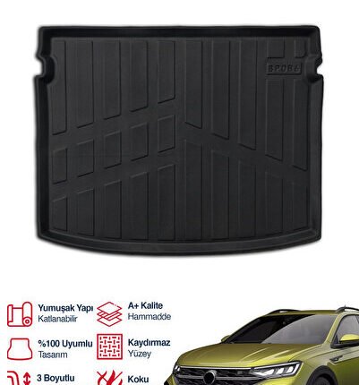 S-Dizayn VW Taigo 3D Pro Bagaj Havuzu 2020 Üzeri A+ Kalite