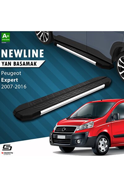 1_org_zoom-9554.jpg S-dizayn Peugeot Expert 2 Uzun Şase Newline Krom Yan Basamak 229 Cm 2007-2016 A Kalite - Görsel 1
