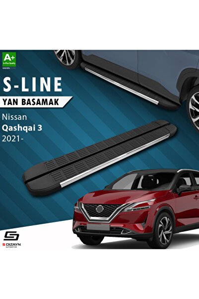 1_org_zoom-9566.jpg Nissan Qashqai 3 S-Line Krom Yan Basamak 173 Cm 2021 Üzeri A+ Kalite NI-QS3-YBS-SL-KA-173-E - Görsel 1