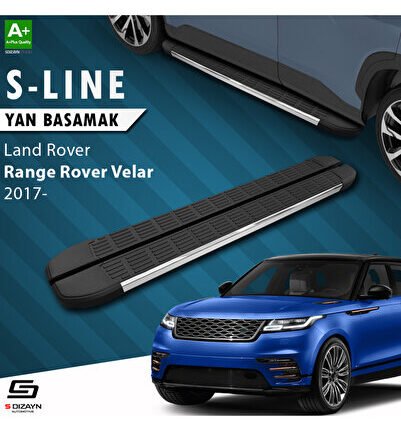 Land Rover Range Rover Velar S-Line Krom Yan Basamak 193 Cm 2017 Üzeri A+ Kalite LA-VL1-YBS-SL-KA-19