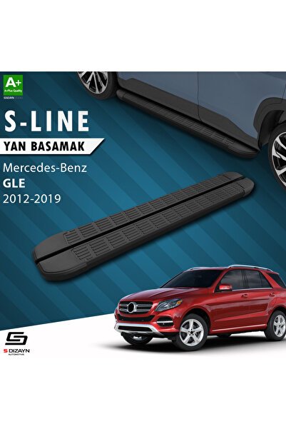 1_org_zoom-9579.jpg Mercedes GLE W166 S-Line Siyah Yan Basamak 193 Cm 2012-2019 A+ Kalite MR-GE3-YBS-SL-SA-193 - Görsel 1