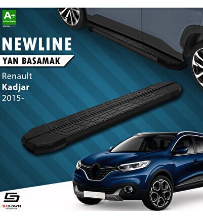 Renault Kadjar NewLine Siyah Yan Basamak 173 Cm 2015-2022 A+ Kalite RE-KJ1-YBS-NW-SA-173-E