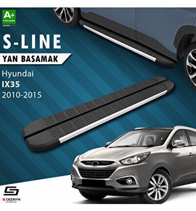 Hyundai IX-35 S-Line Aluminyum Yan Basamak 173 Cm 2010-2015 A+ Kalite HY-IX1-YBS-SL-AL-173