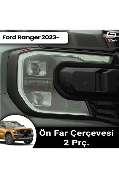 1_org_zoom-9625.jpg S-dizayn Ford Ranger 4 Abs Plastik Ön Far Çerçevesi 2 Prç. 2023 Üzeri A Kalite Fo-rg4-ofc - Görsel 1