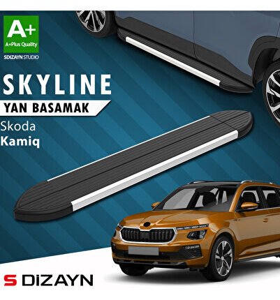 Skoda Kamiq Skyline Aluminyum Yan Basamak 183 Cm 2019 Üzeri A+ Kalite SK-KM1-YBS-SKY-AL-183