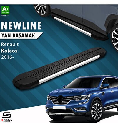 Renault Koleos 2 NewLine Krom Yan Basamak 163 Cm 2016 Üzeri A+ Kalite RE-KL2-YBS-NW-KA-163