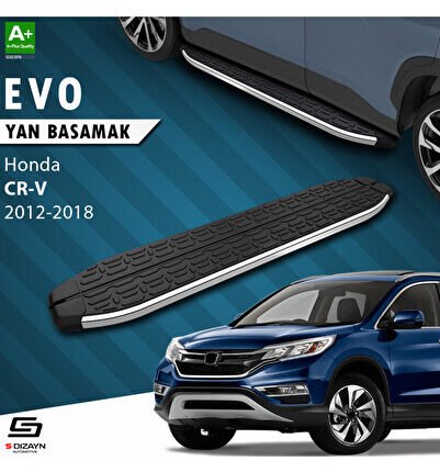 Honda CR-V 4 Evo Krom Yan Basamak 173 Cm 2012-2018 A+ Kalite HO-CR4-YBS-EV-KA-173
