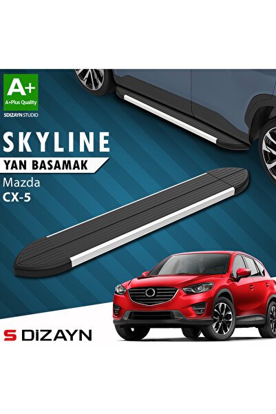 1_org_zoom-9689.jpg Mazda CX-5 Skyline Aluminyum Yan Basamak 183 Cm 2012-2016 A+ Kalite MZ-X51-YBS-SKY-AL-183 - Görsel 1