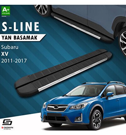 Subaru XV S-Line Krom Yan Basamak 173 Cm 2011-2017 A+ Kalite SU-XV1-YBS-SL-KA-173