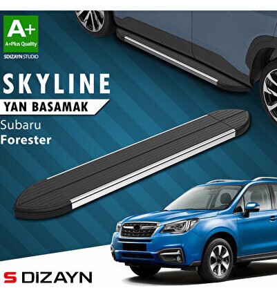 Subaru Forester 4 Skyline Krom Yan Basamak 183 Cm 2012-2019 A+ Kalite SU-FR4-YBS-SKY-KA-183