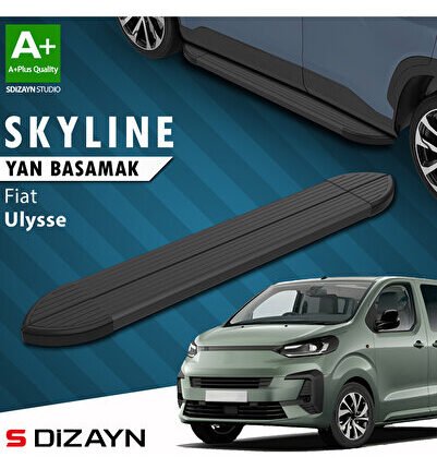 Fiat Ulysse Skyline Siyah Yan Basamak 213 Cm 2022 Üzeri A+ Kalite FI-UL1-YBS-SKY-SA-213