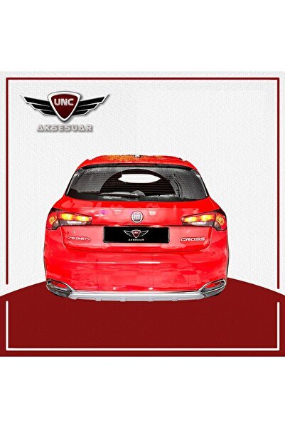 1_org_zoom-9716.jpg Fıat Egea HB Uyumlu Cross Arka Tampon Reflektör Çıtası Paslanmaz Çelik - Görsel 1