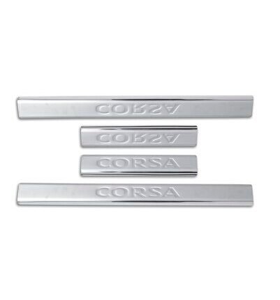 Opel Corsa C Krom Kapı Eşiği 2002-2006 Paslanmaz Çelik