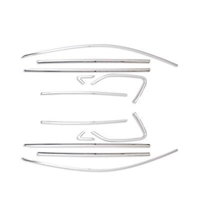 Vw Polo Krom Cam Çerçevesi 2017 Sonrası Paslanmaz Çelik