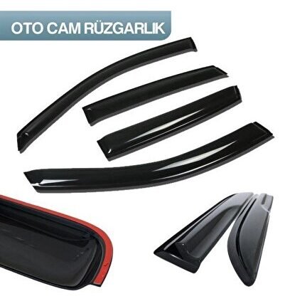 Nissan Qasghai 2007-2014 Cam Rüzgarlığı 4'lü Takım