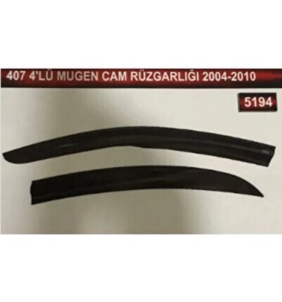 Peugeot 407 4'lü Mugen Cam Rüzgarlık Seti