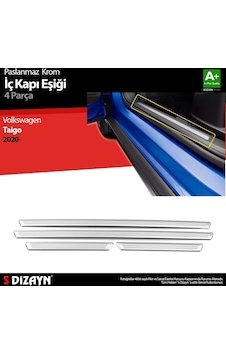 Volkswagen Taigo Uyumlu Krom İç Kapı Eşiği 4 Parça. 2020 Üzeri Parça