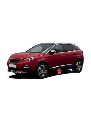 Peugeot 3008 Yan Kapı Çıtası Kromu Nikelajı 2016 Sonrası